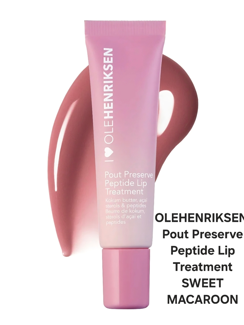 OLEHENRIKSEN Pout Preserve Peptide Lip Treatment SWEET MACAROON. BNIB